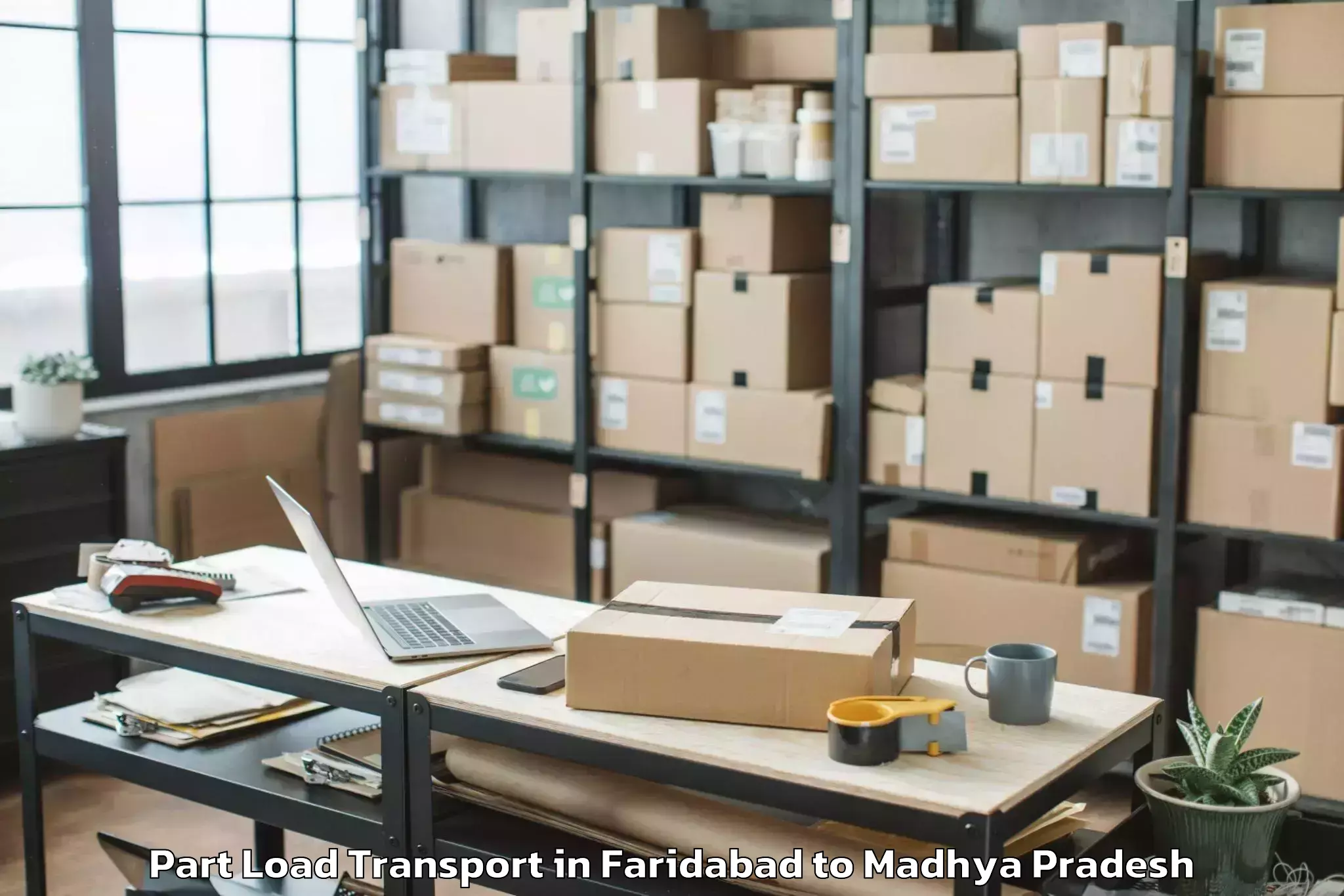 Book Faridabad to Deori Khas Part Load Transport Online